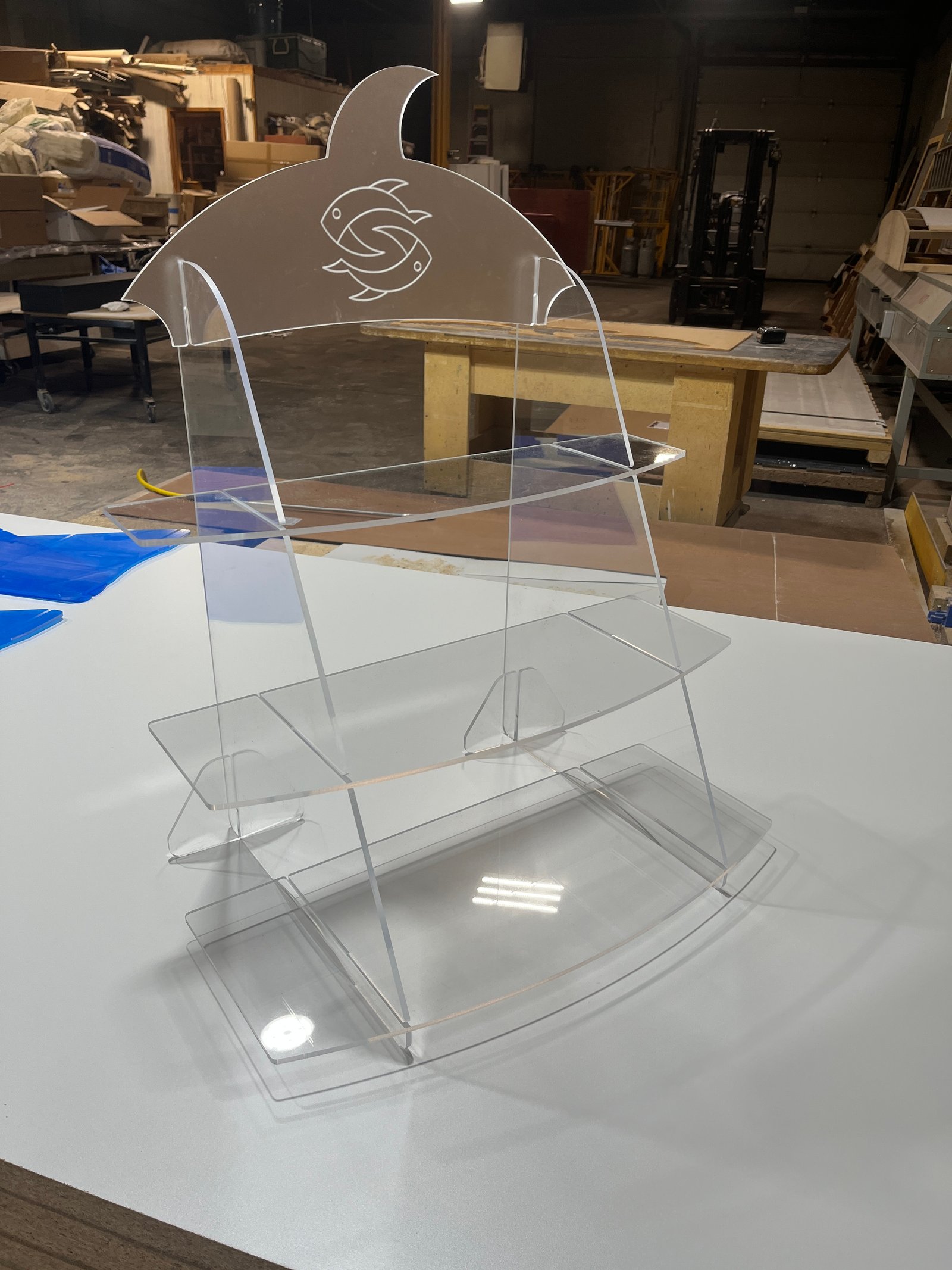 Acrylic retail display