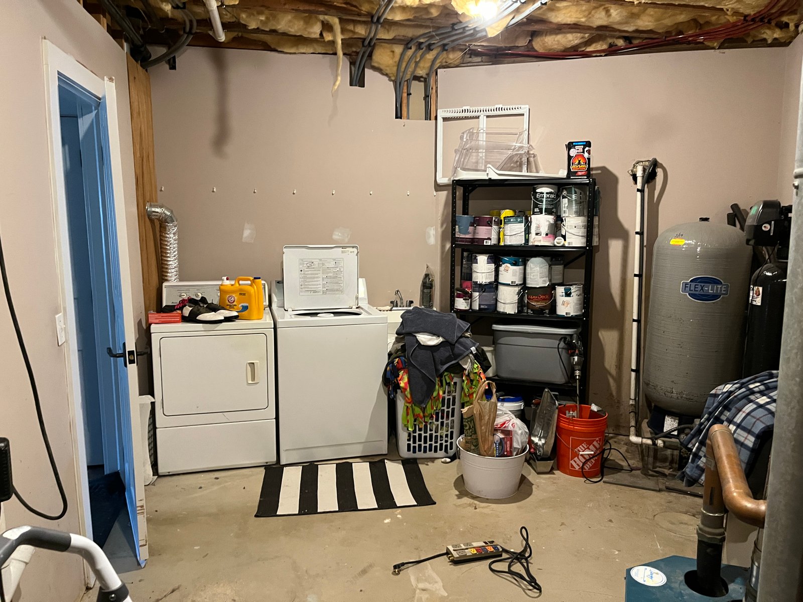 Laundry room after renovation